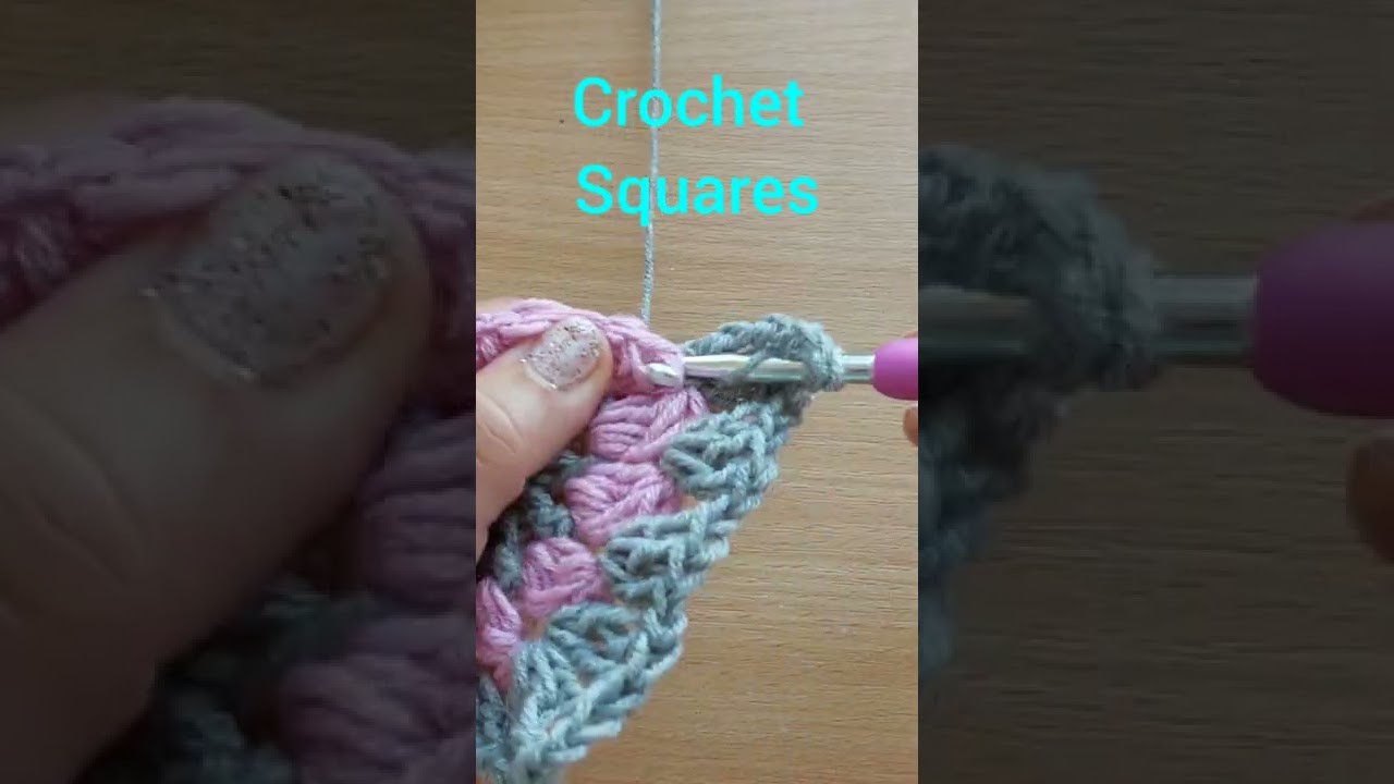 Crochet squares Crochet lessons