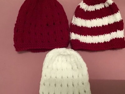 Knitted Baby Beanies