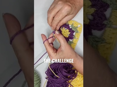 #7 Granny Square Challenge ???????????? #crochet #shorts #challenge