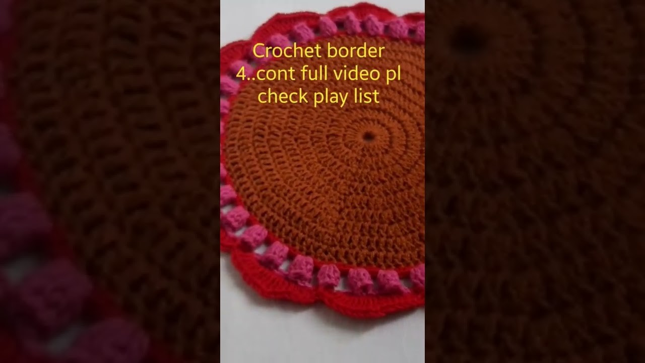 Crochet border 4 cont. 