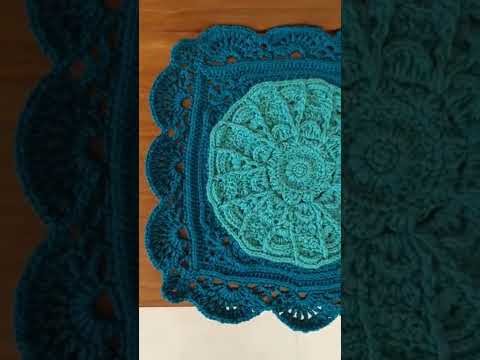 Crochet Doily || ShynzYarnArt #shorts