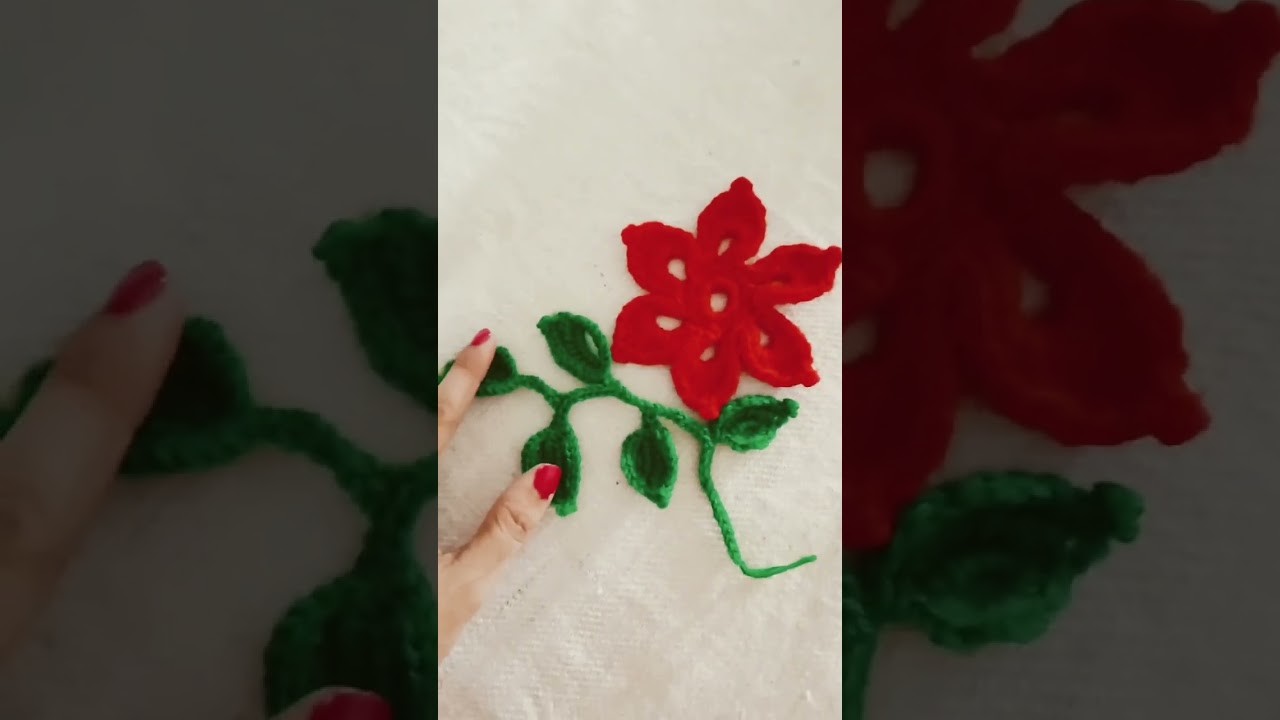 Crochet flower