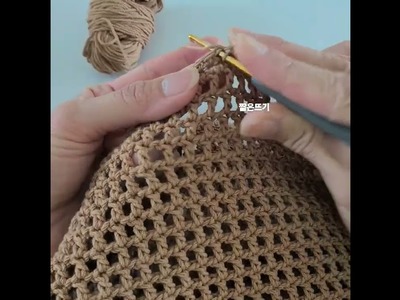 짧은뜨기, 코바늘뜨기,single crochet