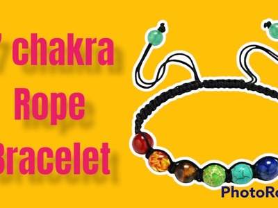 7 Chakra Rope Bracelet