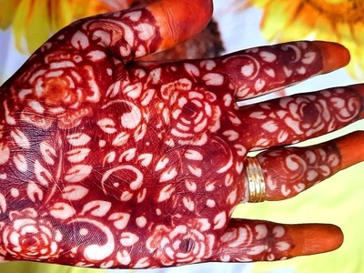 Floral patchwork fronthand mehandhi designs #mehndidesign#mehandi #arabicmehndi#arabimehandhidesigns