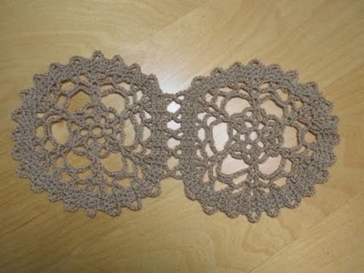 Crochet hexagon en encage de bruja para mantel