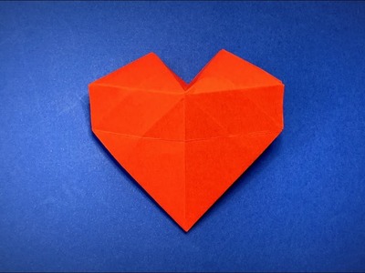 Comment faire un coeur en papier 3D | Carte Saint Valentin Origami