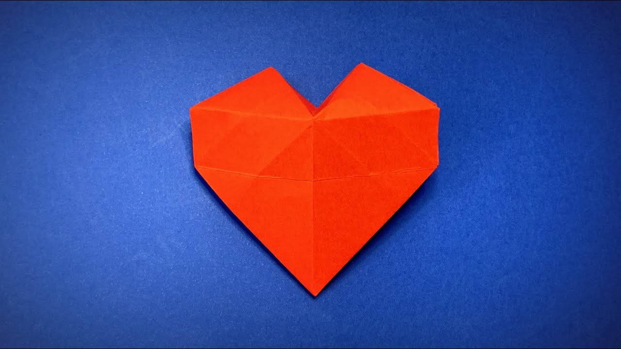 Comment faire un coeur en papier 3D | Carte Saint Valentin Origami