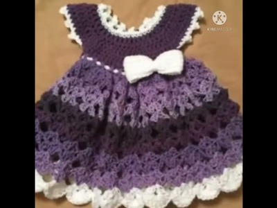 Crochet baby frock design ????????
