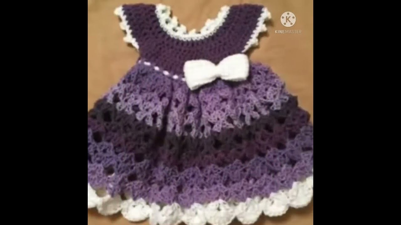 Crochet baby frock design ????????