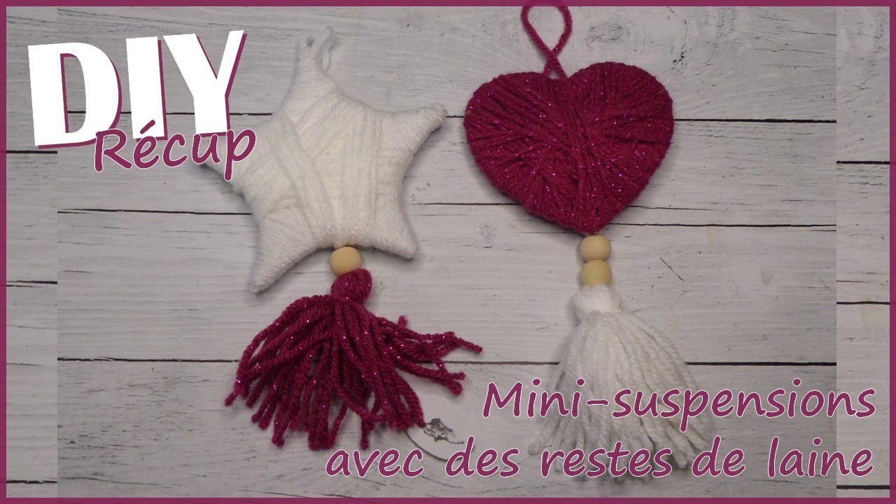 [DIY Récup] : Je fabrique une mini-suspension avec des restes de laine et du carton