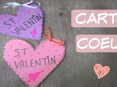 Jolie Carte Coeur pour la Saint Valentin !