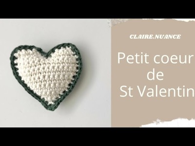 Petit coeur Green au crochet: spécial St Valentin