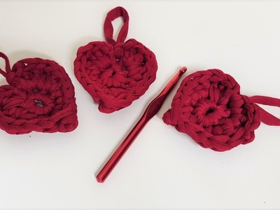 Petit coeur très facile au crochet