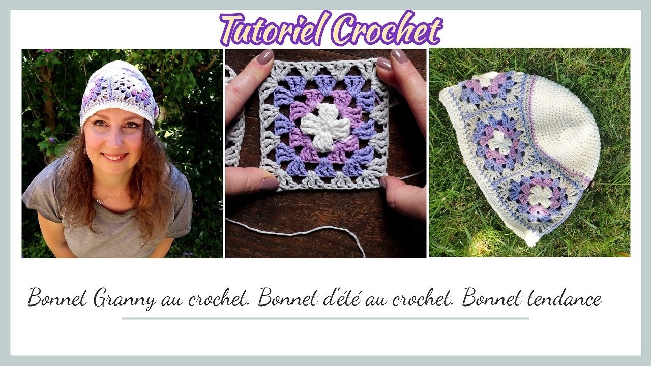 Bonnet Granny Tendance | Tutoriel Crochet pas à pas avec le coton ACTION