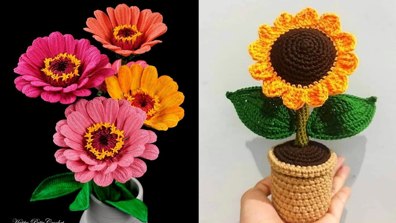 Crochet Flower Design Collection, क्रोशिया फ्रॉक, Crochet,Crochet Baby Dress, #beautyhorizonandart