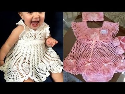 Top Stunning Crochet Baby Dress , क्रोशिया फ्रॉक,Crochet,Crochet Baby Dres, #beautyhorizonandart