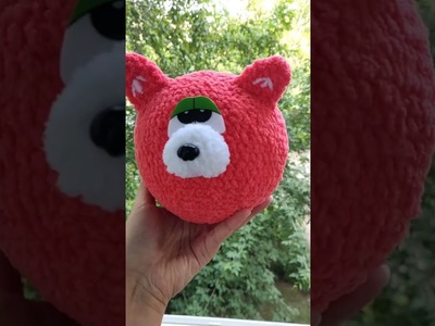 Вязаный шаролис. crochet toy fox