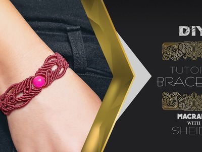 Macrame texture bracelet|macrame bracelet|diy*