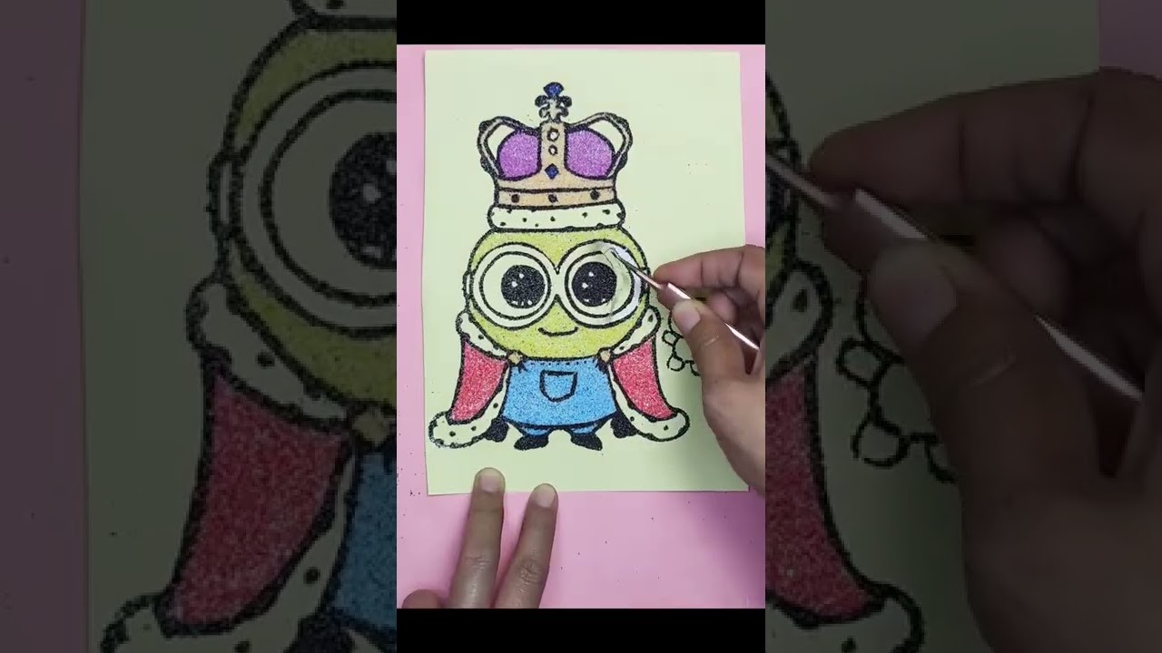 Minions King Bob #shorts #minions #minions2 #kingbob #sandpainting