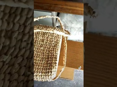 Sac en osier fait à la main