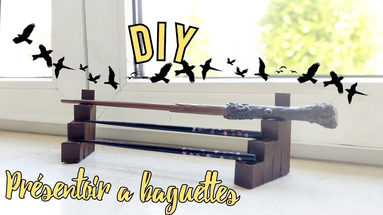 DIY Présentoir à baguettes pour étudiants dans la dèche FACILE