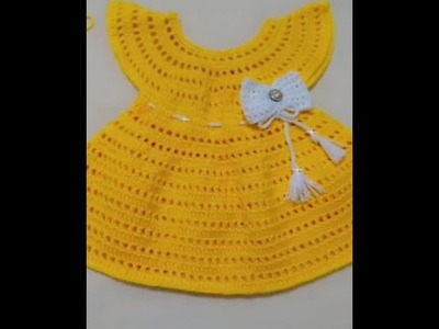 Baby crochet dress