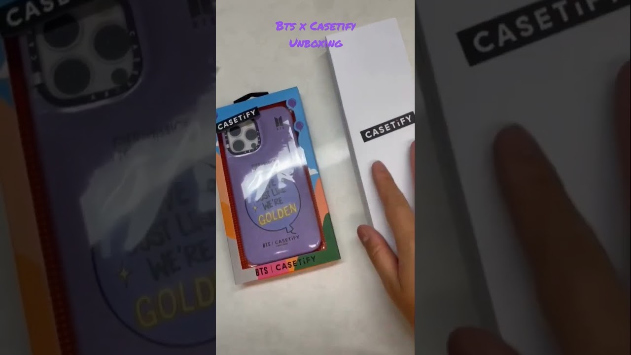 BTS x Casetify Unboxing ???????????? #Shorts #BTS #BTSArmy #BTSshorts #Casetify #Army