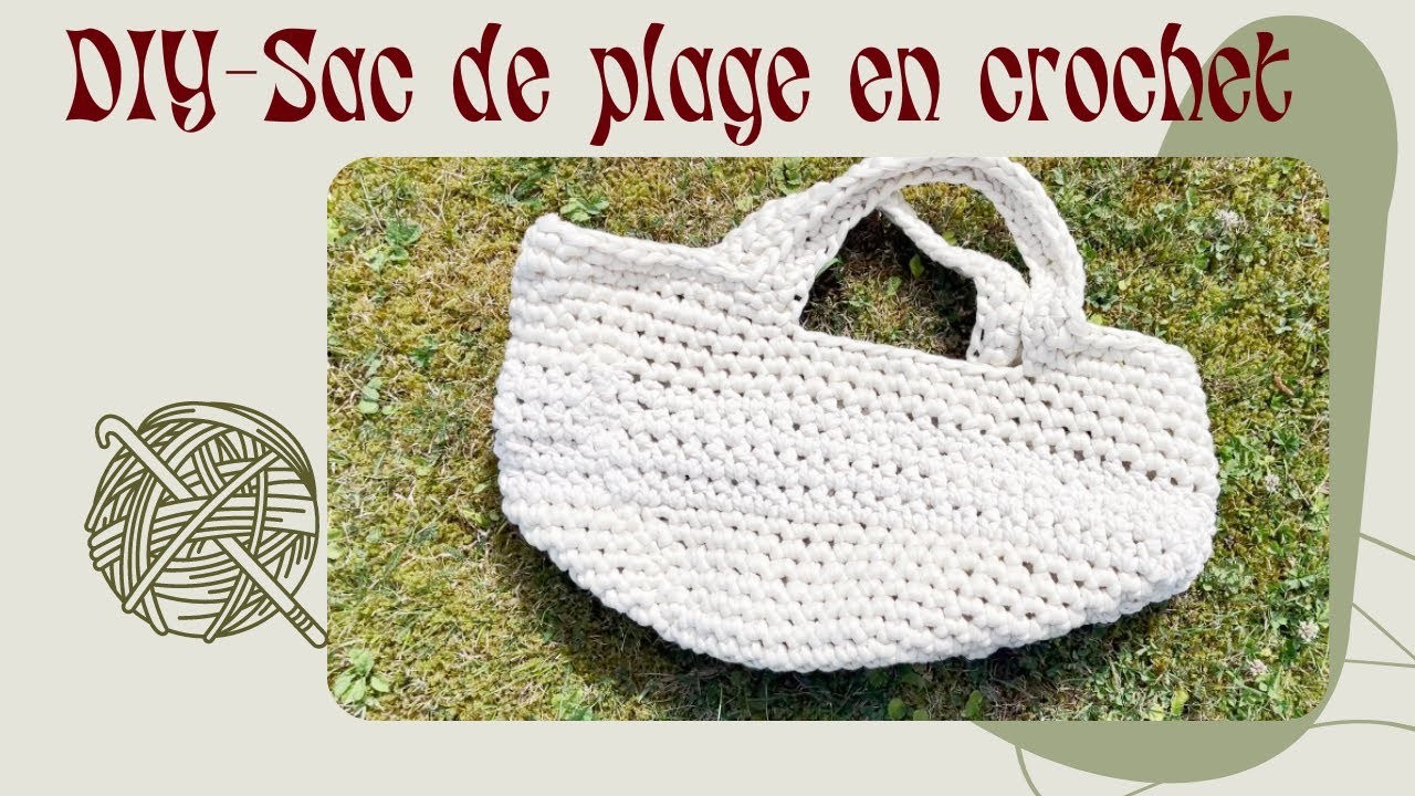 DIY Le sac de plage CARMELITA et Patron GRATUIT | Tuto crochet