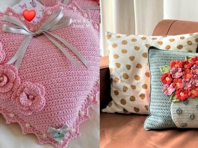 Crochet Designer Cushion Cover,Crosia Frock Design,क्रोशिया फ्रॉक,Crochet Dress,#beautyhorizonandart