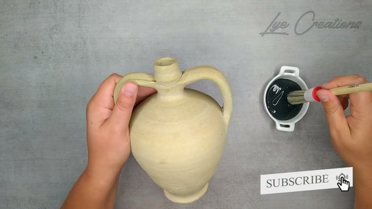 ☘ Idée de décoration de maison. DIY déco amphore ou vase style antique vintage argenté ☘