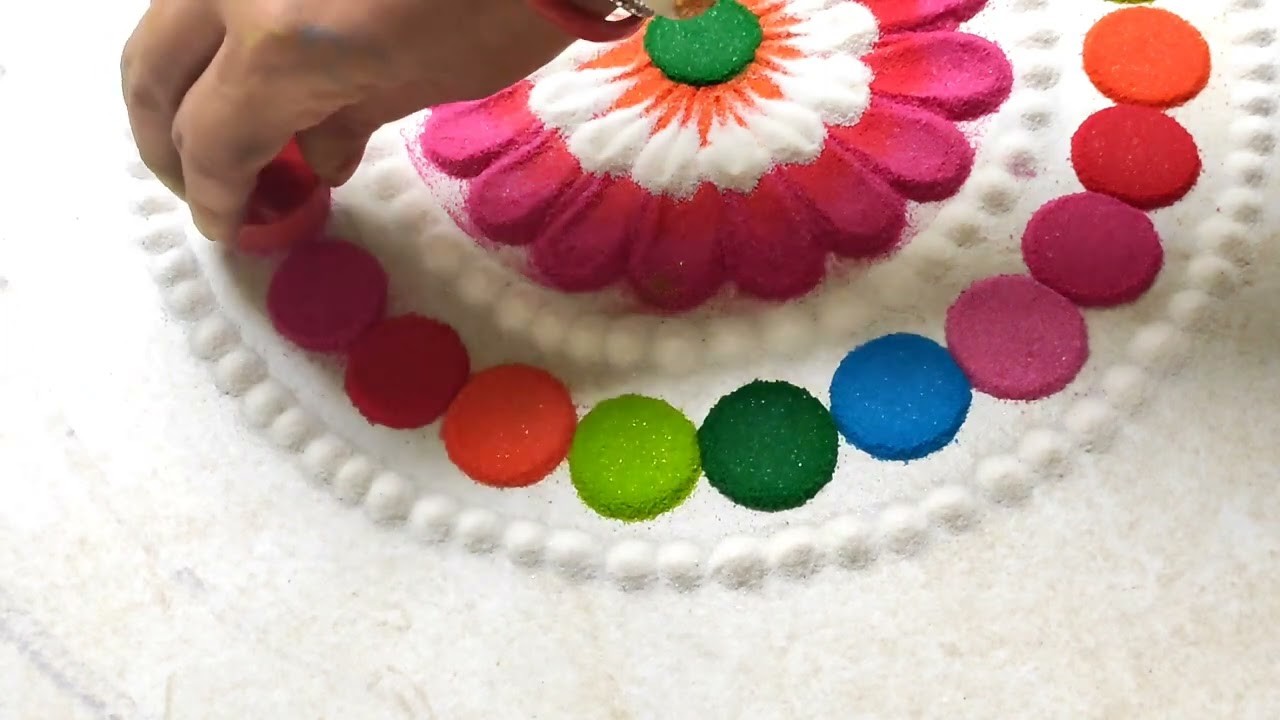 Krishna Janmastami rangoli design |जन्मास्टमी रंगोली | Janmastami rangoli |Simple rangoli