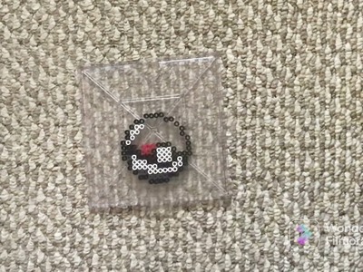 Perler bead pokeball