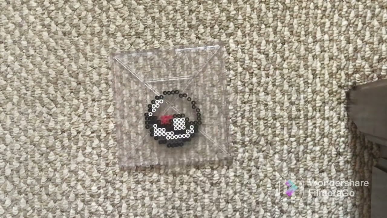 Perler bead pokeball