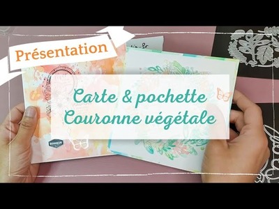 Présentation carte + sa pochette ???????? Partenariat Kokorosa studio ???? Couronne feuilles {scrap français}