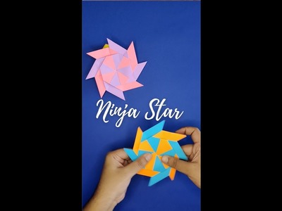 Transforming Ninja Star ???? #shorts #origami