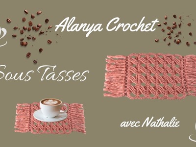 Sous tasse : Au Crochet ! avec le Point Tresse !