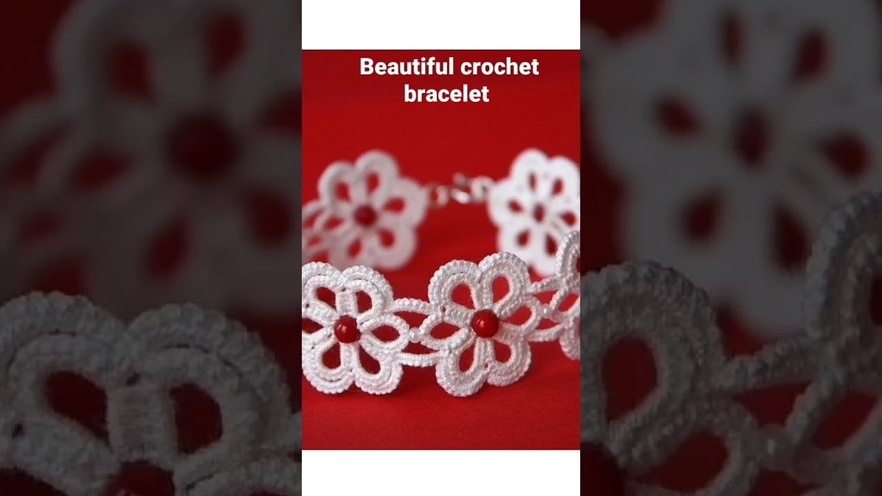Crochet bracelet#crochet #short #shortsvideo