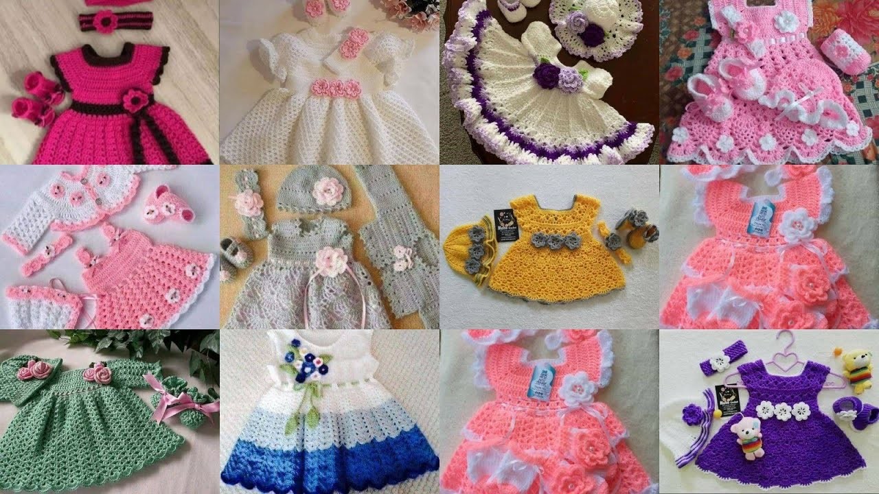 Crochet Frocks Designs For Baby Girls ||Crochet Dress Designs ||کروشیا ڈریس ڈیزاٸنز ||Winter Special