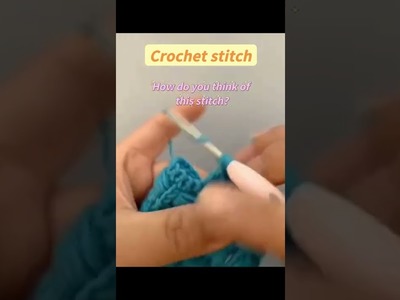 Crochet stitch .