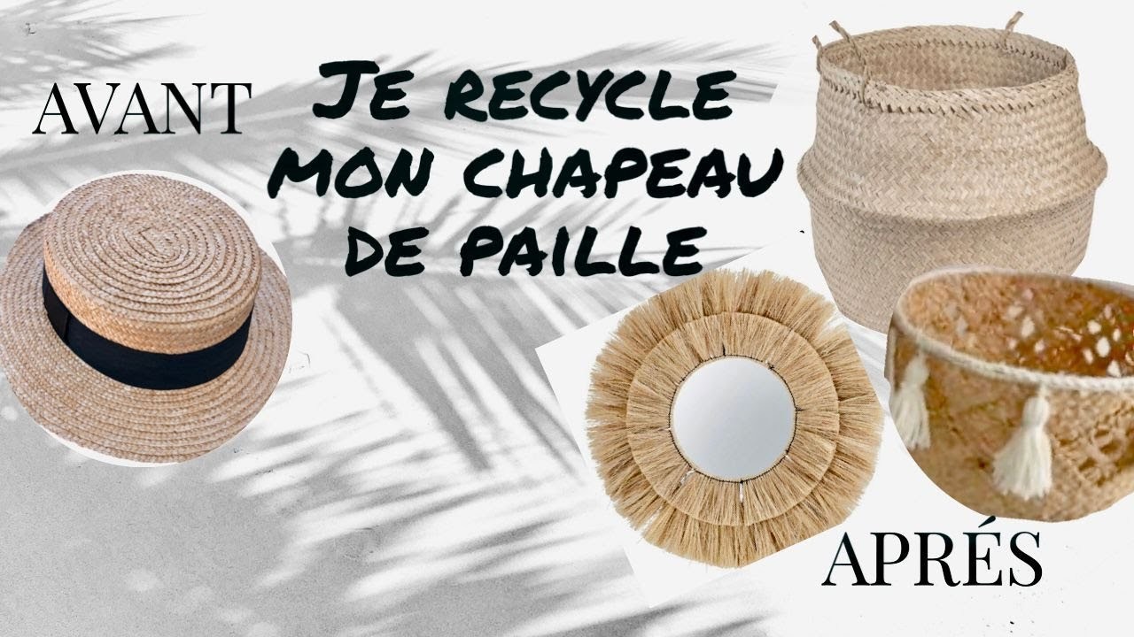 Recycler son chapeau de paille aprés l'été????​????​.MarionEvents.2022
