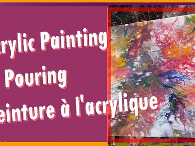 Tuto DIY Peinture Acrylique Pouring. Acrylic Painting Pouring