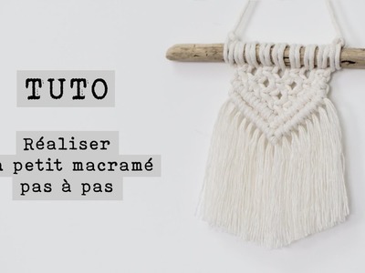 1#TUTO : petit Macramé pour DEBUTANT | Boho | DIY |
