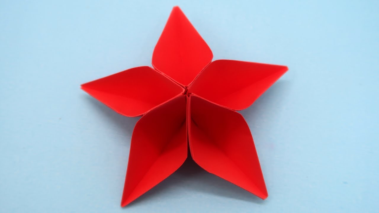 Comment faire une fleur en papier - Origami Facile TUTO