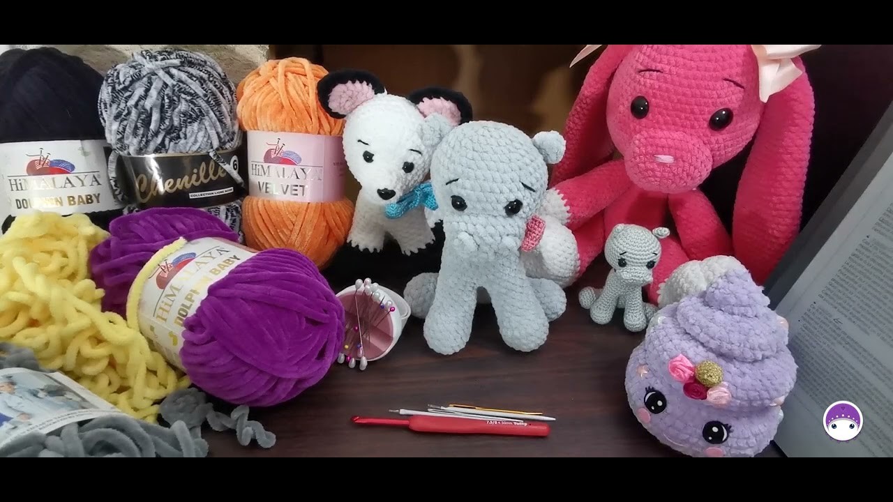 Crochet - Fil Velvet - Fil Chenille