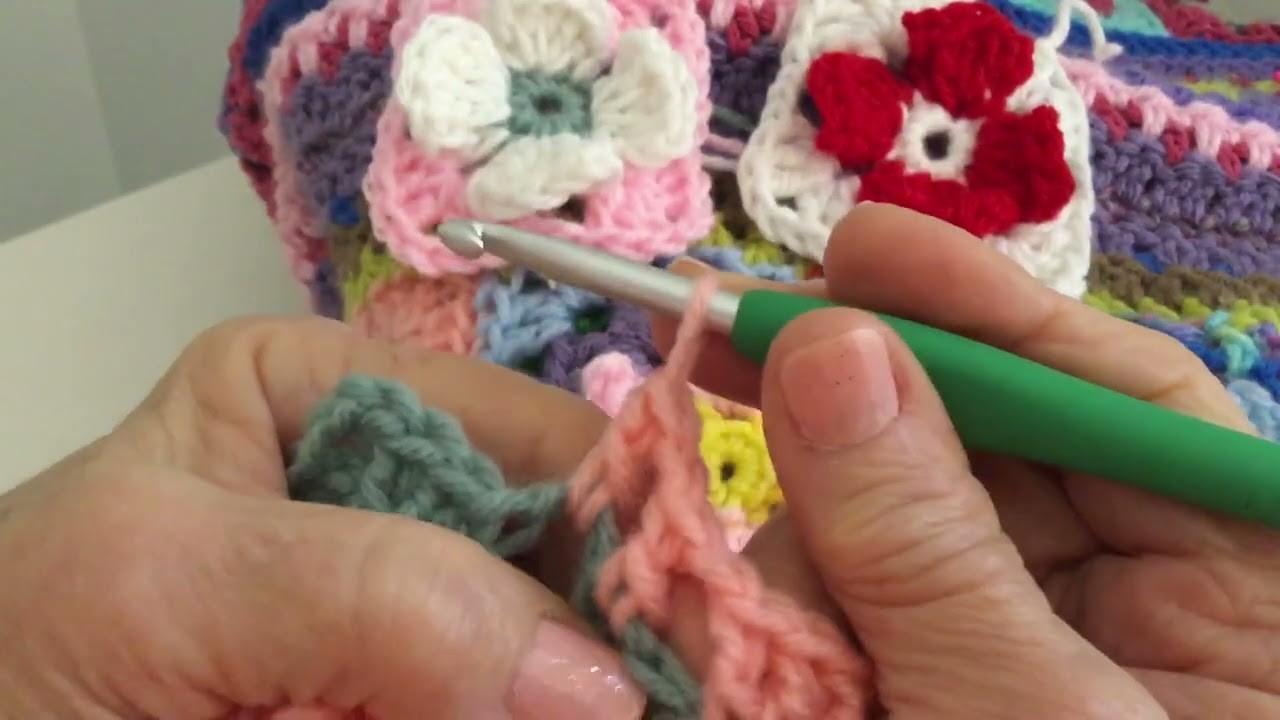 Cuadros  en Crochet Granny Square #16
