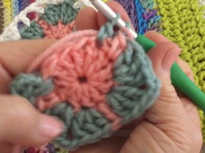 Cuadros en Crochet Granny Square #20