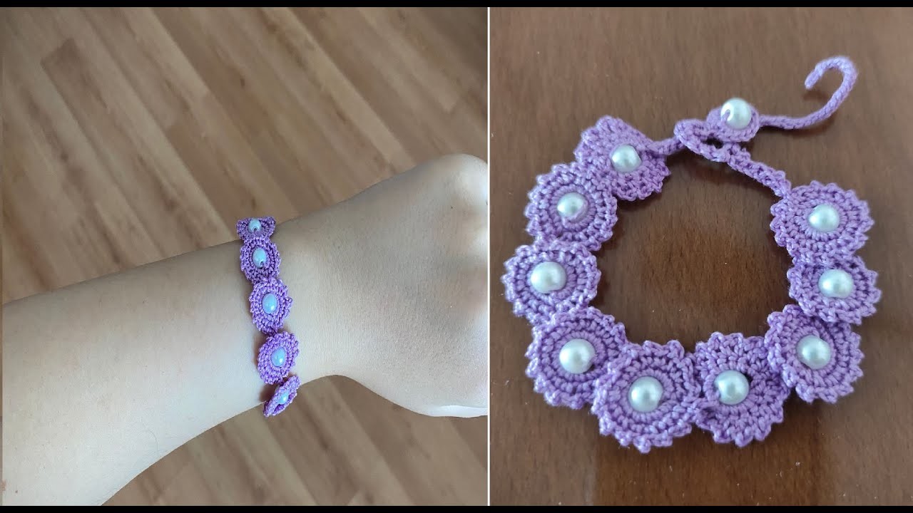 Crochet a Bracelet With Beads