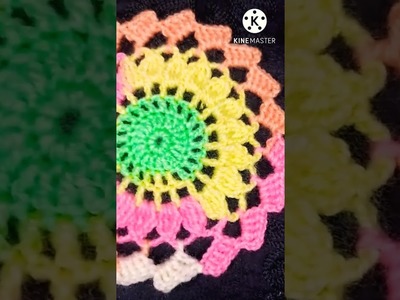 Crochet Motifs #crochet #crochetpattern #crochettutorial #tabletop #crochetcover #tablecoaster