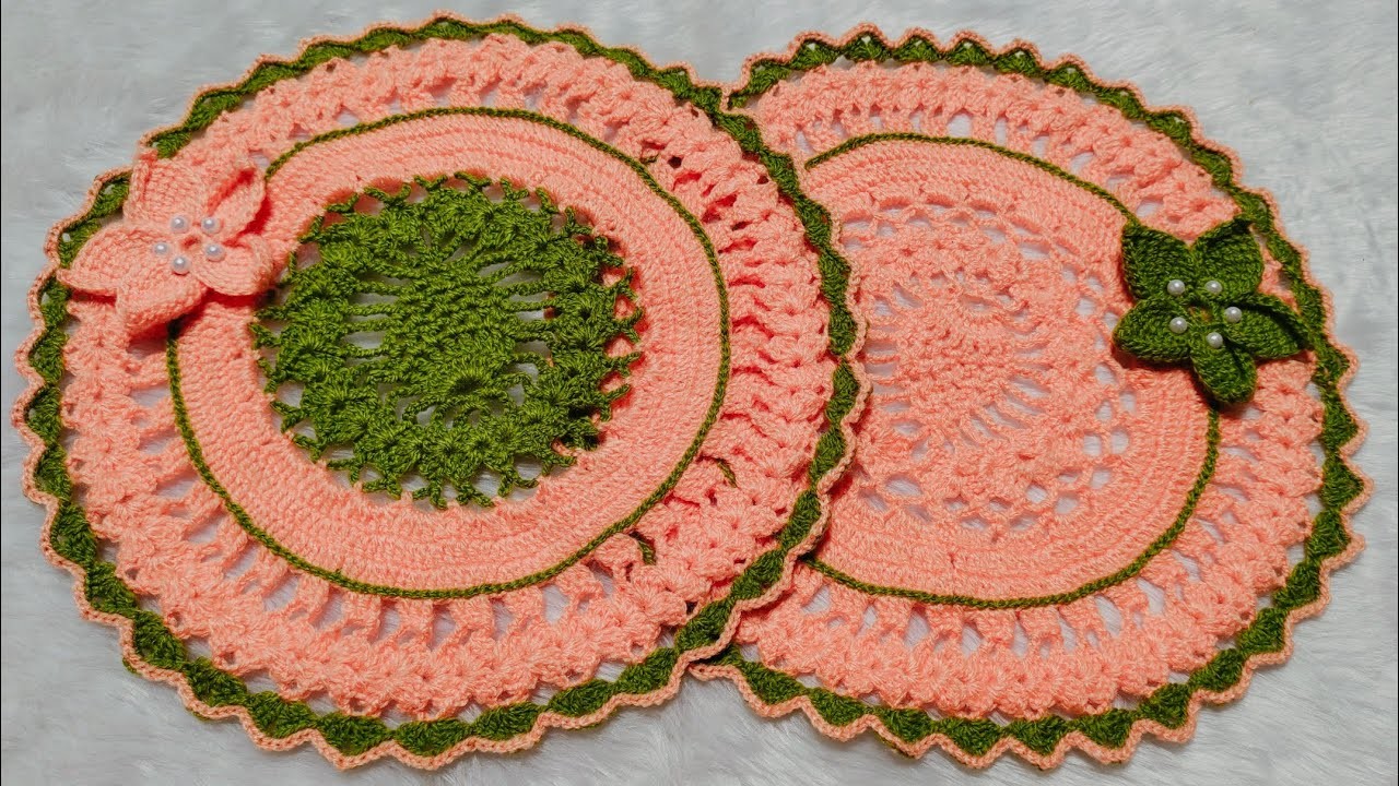 Crochet Plate Mate. Crushiya Ka Thalposh. Crochet Souse Plate